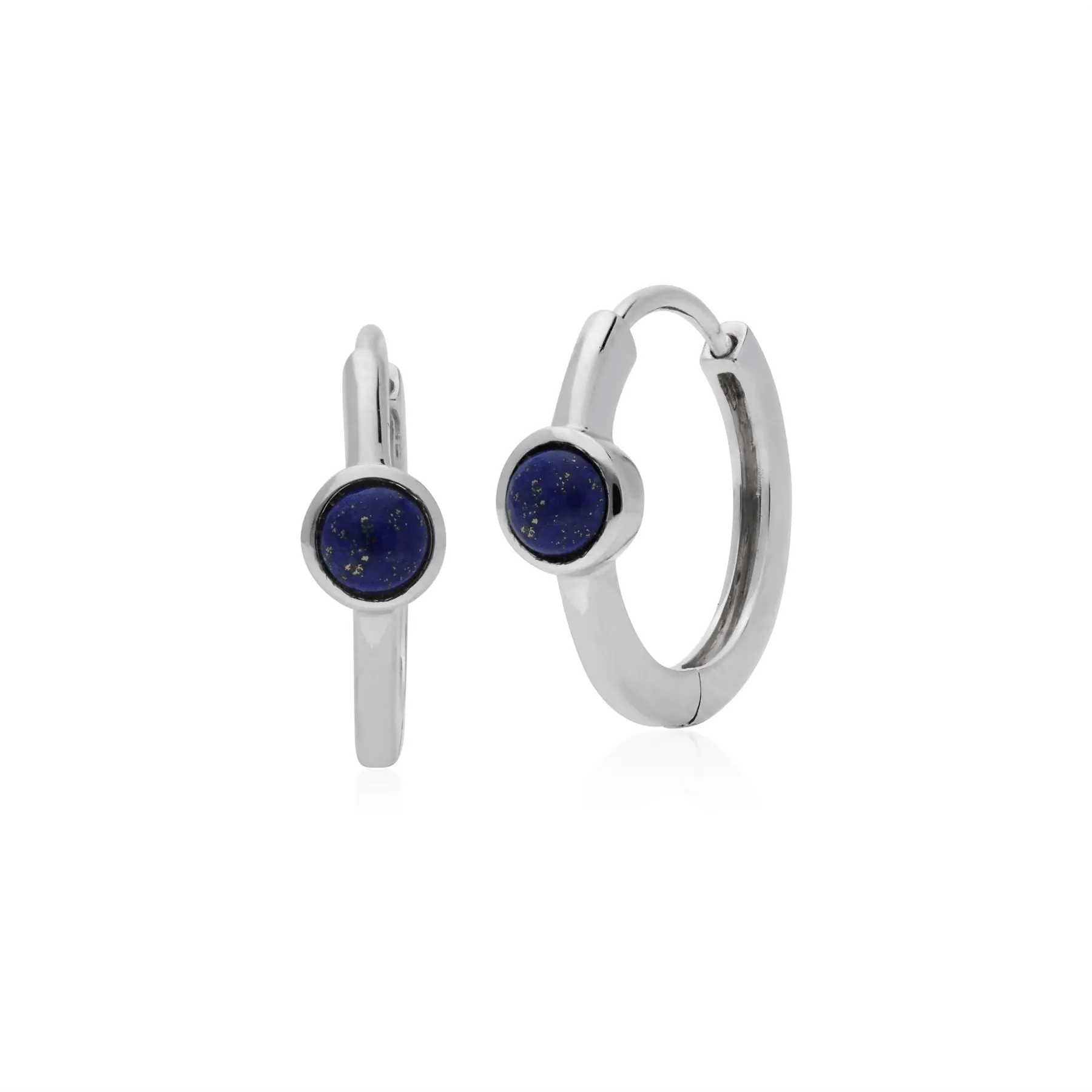 925er Sterlingsilber Lapislazuli Band Ohrringe