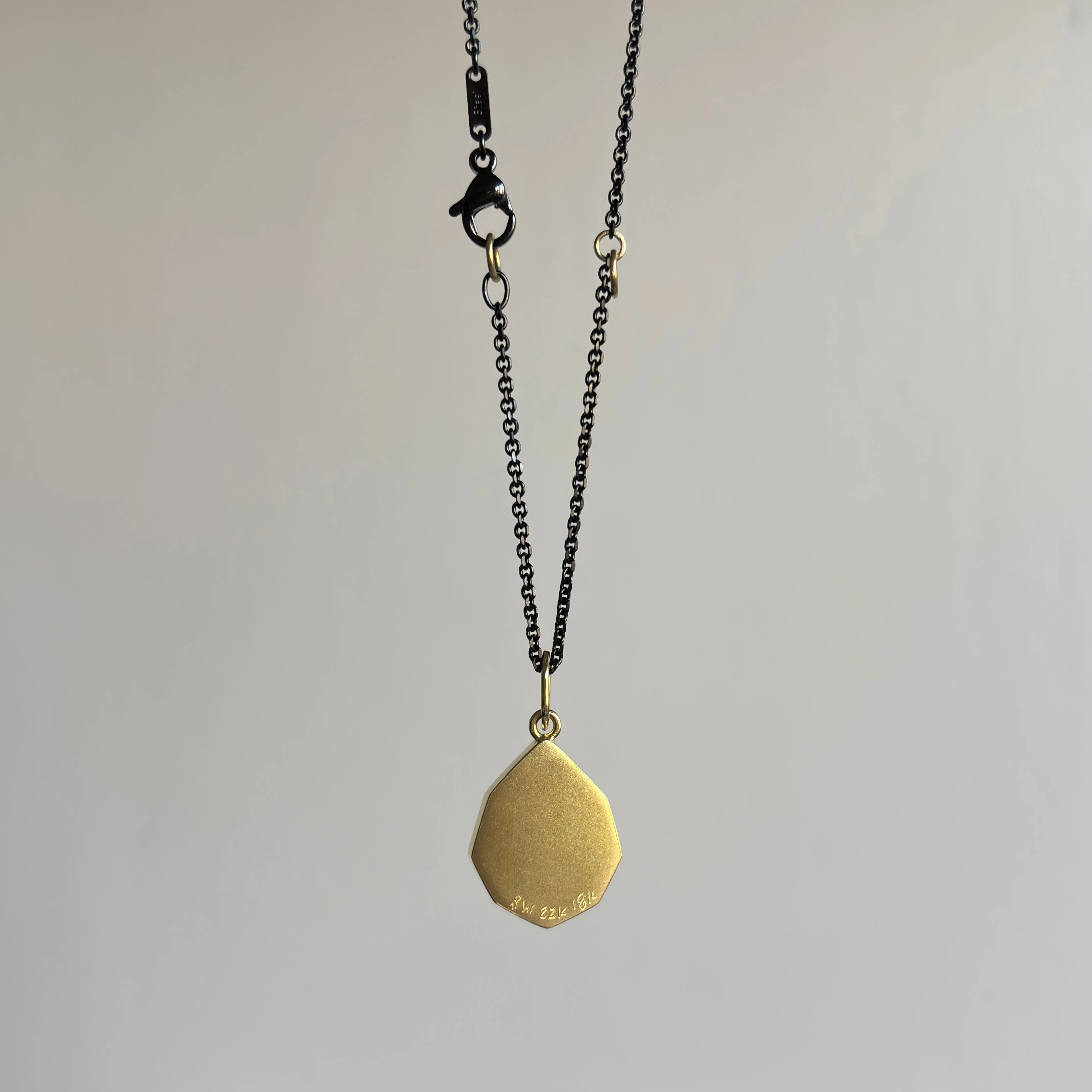Citrine Shield Pendant