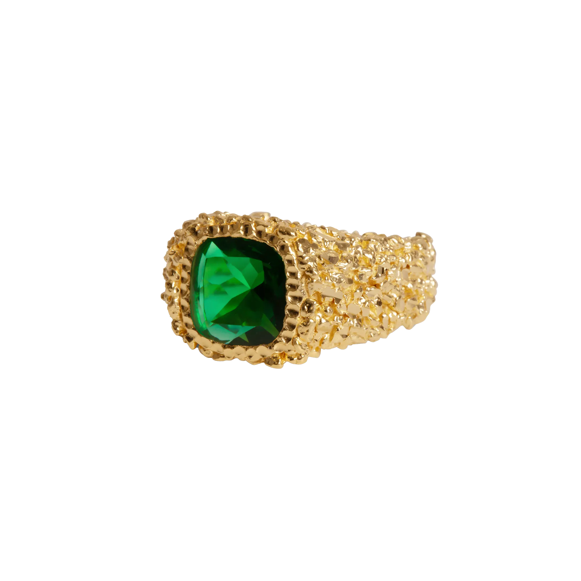 VC074 Small Emerald Ring